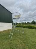 Metal Free Standing Double High Seat